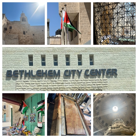 Collage showcasing Bethlehem City Center and surroundings.