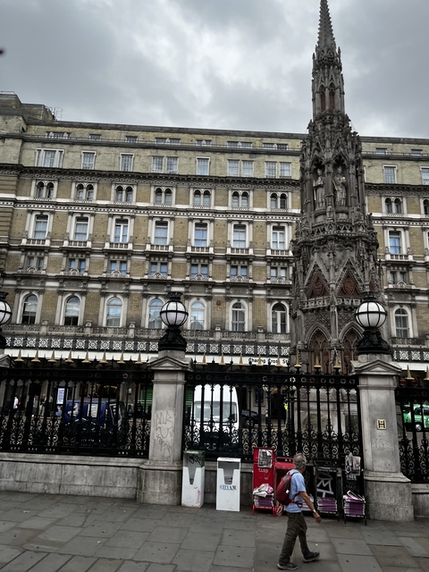 Ornate stone building with intricate architecture and gothic elements.