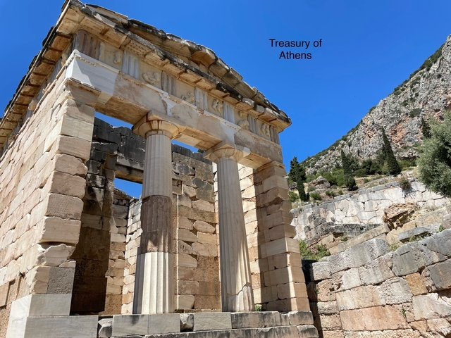       Ancient structure with the text 'Athens'.
  