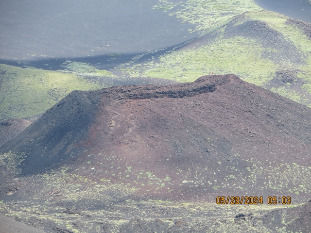       Volcanic landscape possibly of Mount Etna.
  
