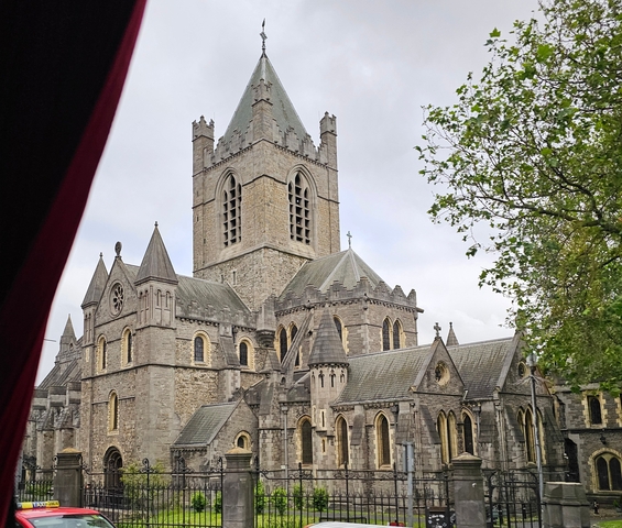 Gothic-style church with a large tower.