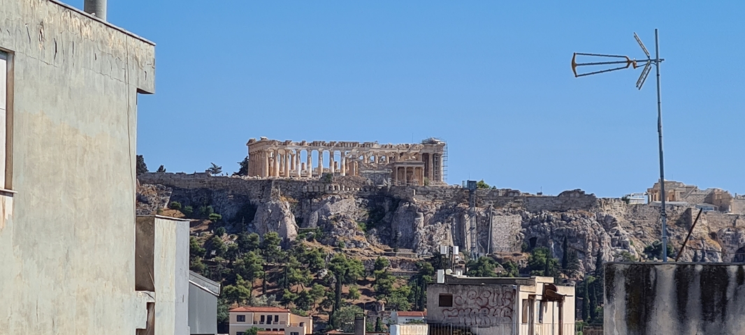 Acropolis viewed from a distance