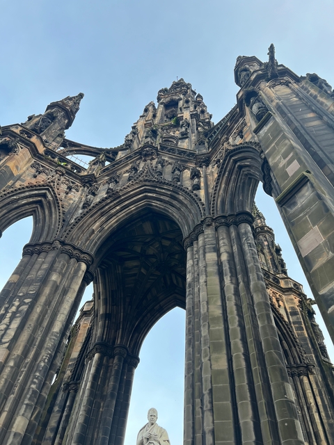 Gothic architecture with arches and columns.