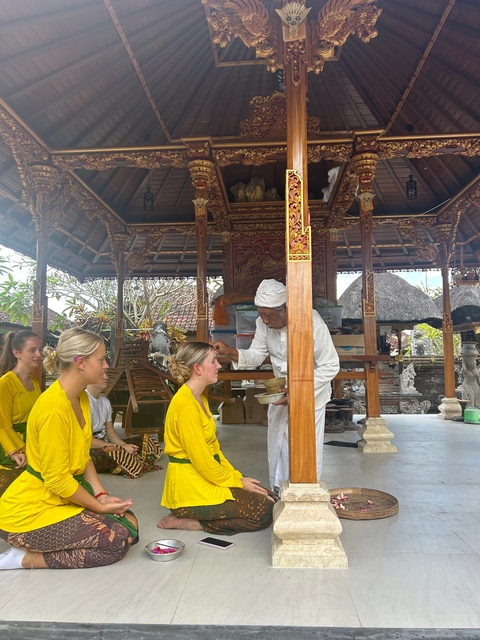 Traditional ceremony with participants