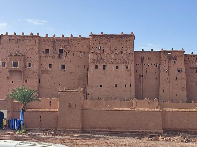       Historic kasbah building.
  