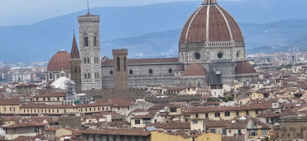       Florence Cathedral with its iconic dome and bell tower
  