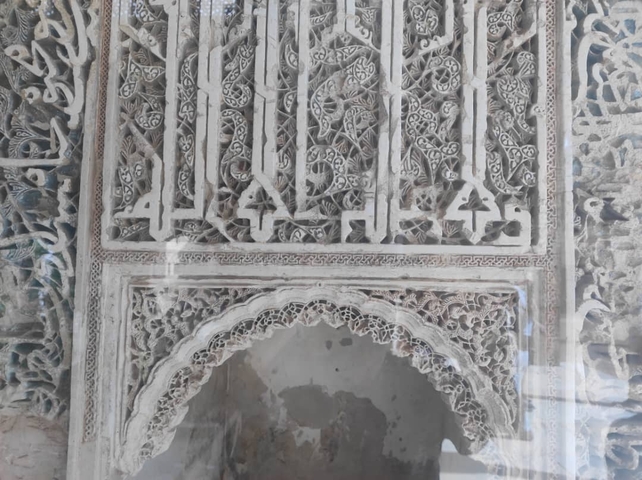 Intricate stone carvings and architecture.
