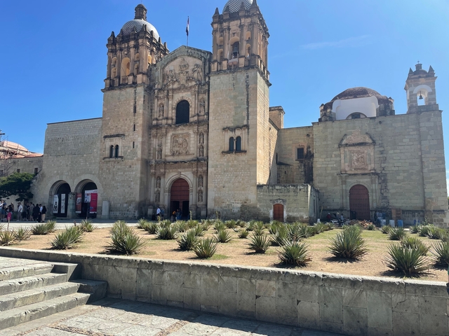 A large historic building with ornate architectural details.