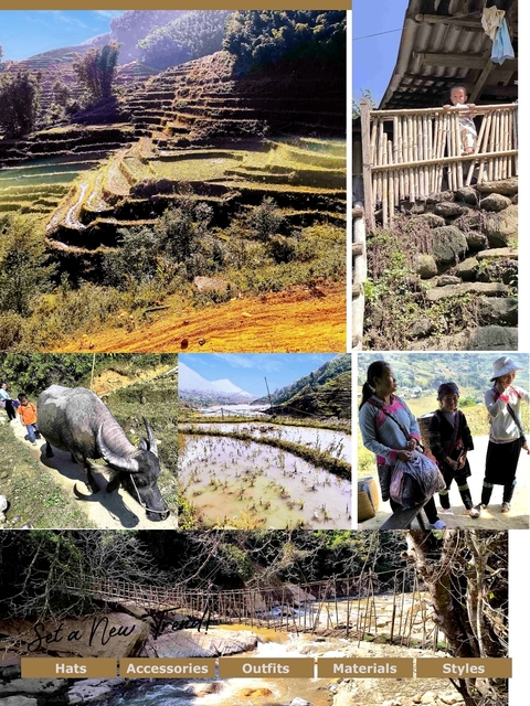       Collage of rural life and landscape scenes.
  