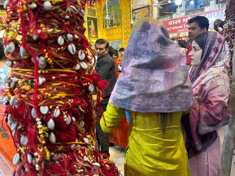 People engaged in a vibrant cultural gathering.