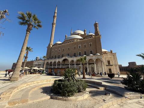       The Mosque of Muhammad Ali in Cairo.
  