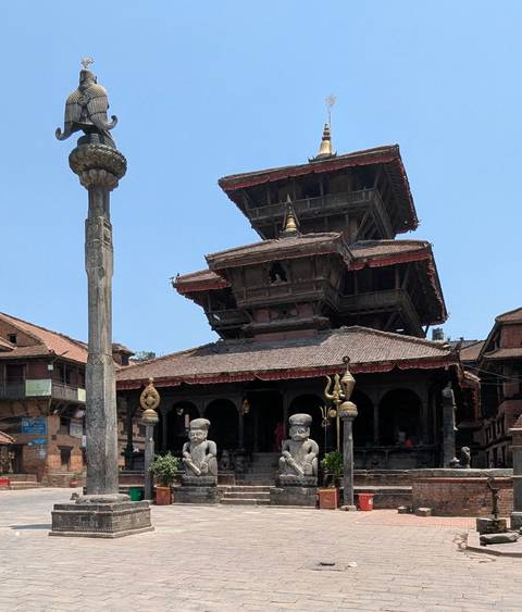 Historic temple with intricate carvings.