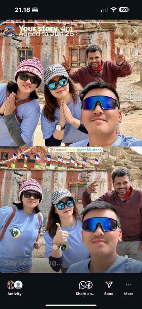       foto de reseña de cliente de Ruta por el Alto Mustang - 17 días 
  