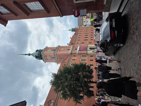       Historical building with a clock tower
  