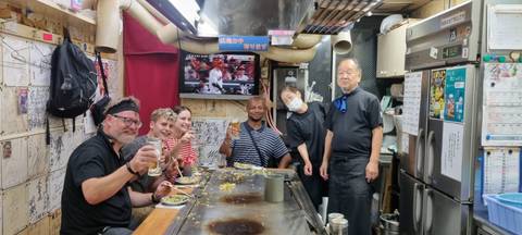 Group dining in a cozy restaurant.
