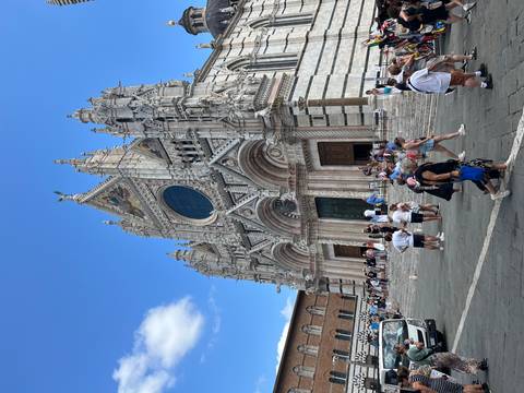       Facade of the Siena Cathedral
  