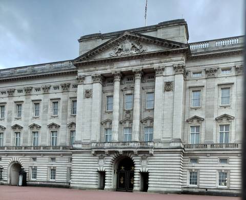 Buckingham Palace view.