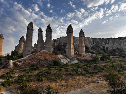       Fairy Chimneys in Cappadocia.
  