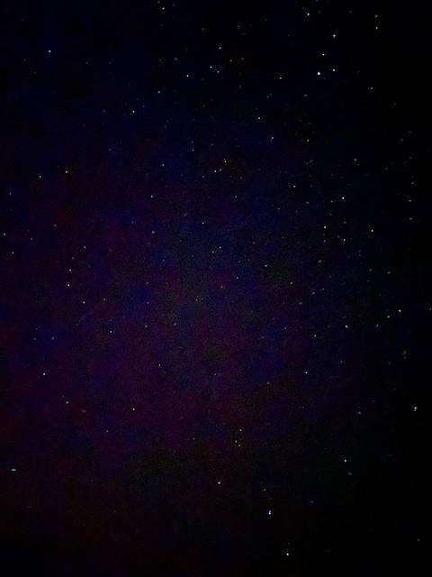       Clear night sky filled with stars.
  