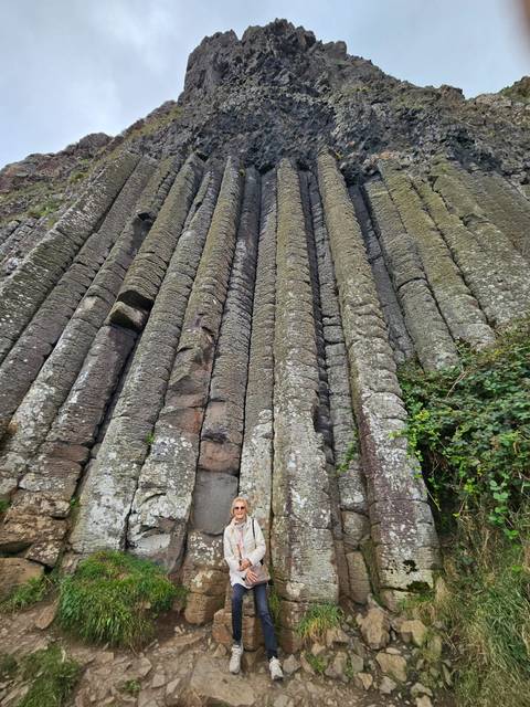 Giant's Causeway rock formations.
