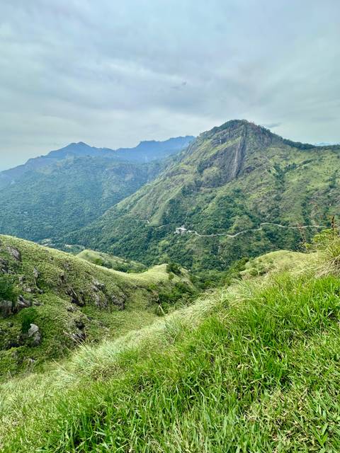 Majestic mountainous landscape.