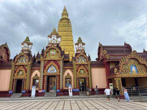       Ornate temple facade with vibrant details
  