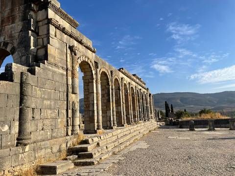       Ancient stone ruins with arches.
  