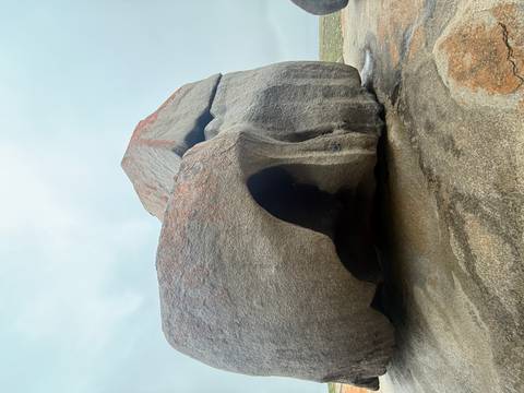       Remarkable rock formation with rugged features.
  