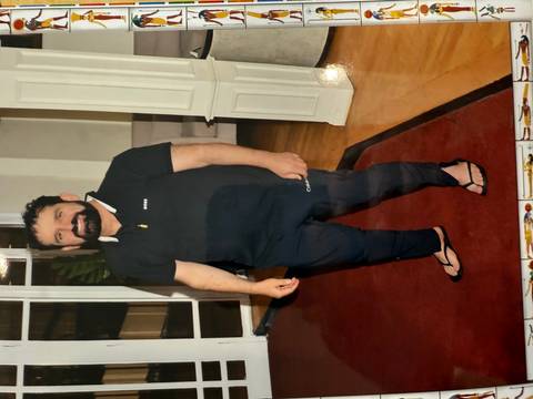       Person indoors in casual attire.
  