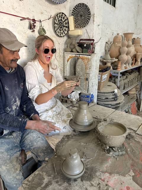       Photo d'avis client sur 6 jours de merveilles Route des nomades Ville bleue et Dunes d'or 
  