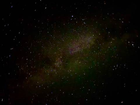       Star-filled night sky capturing the Milky Way over Mongolia’s dark wilderness.
  