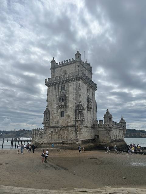 Belem Tower by the river.