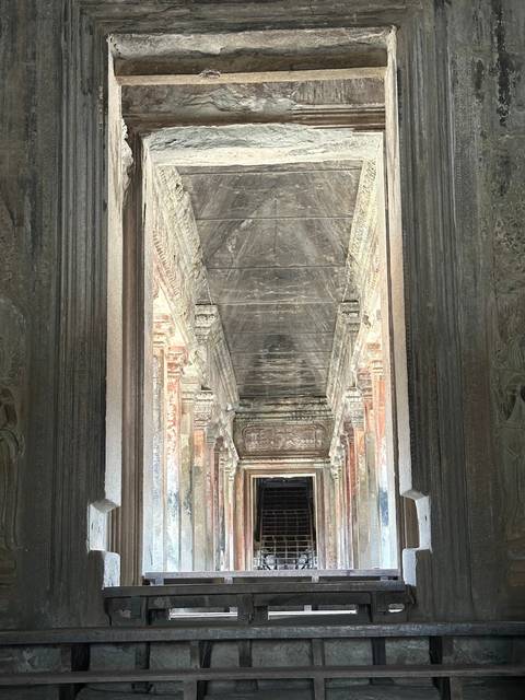 Interior of an ancient temple.