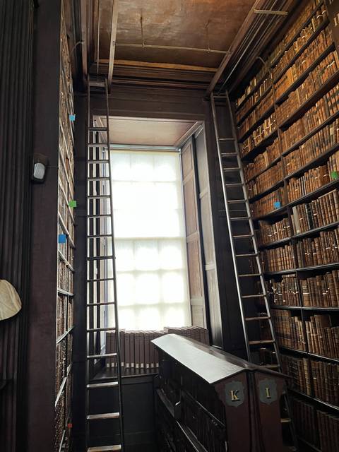 Interior view with sunlight through the window.