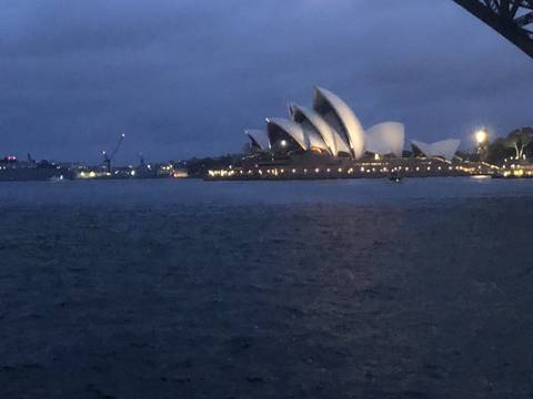       Sydney Opera House at night
  