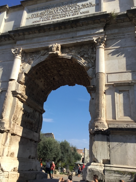 Arch of historical significance with intricate details.