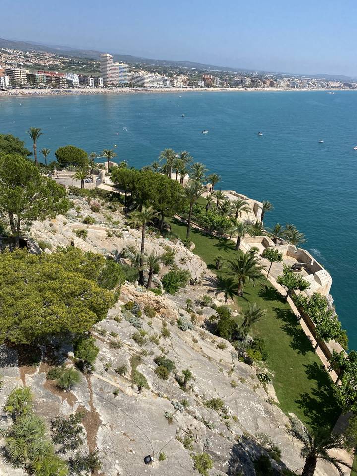 Ocean view from a high vantage point.