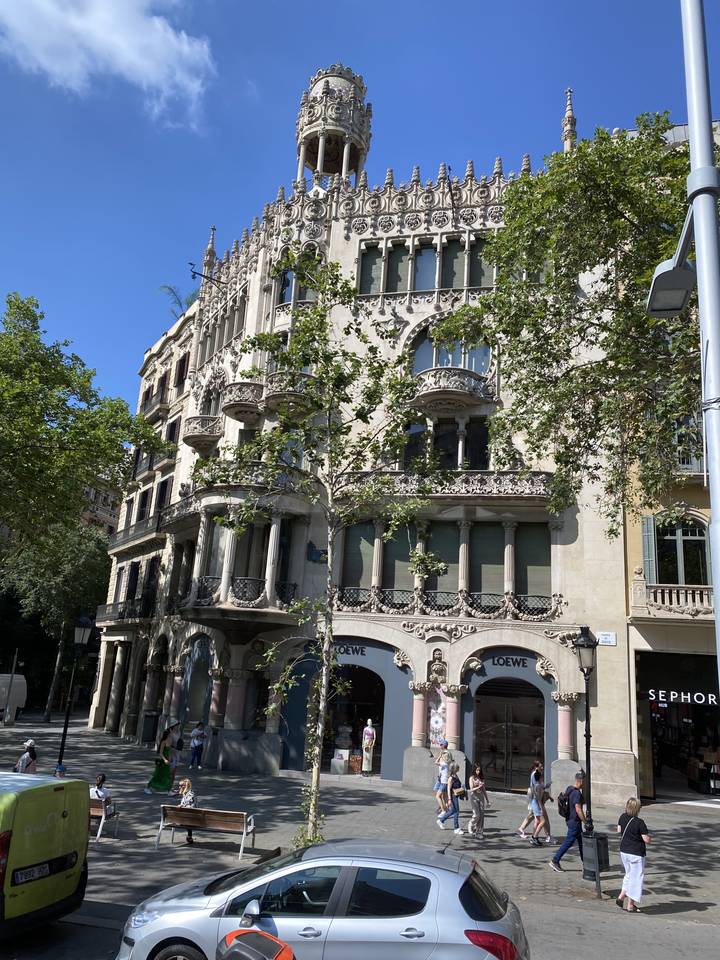 A historic building with ornate architecture.