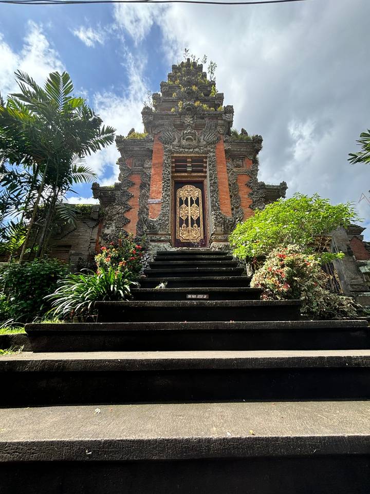 Traditional temple structure with intricate details.