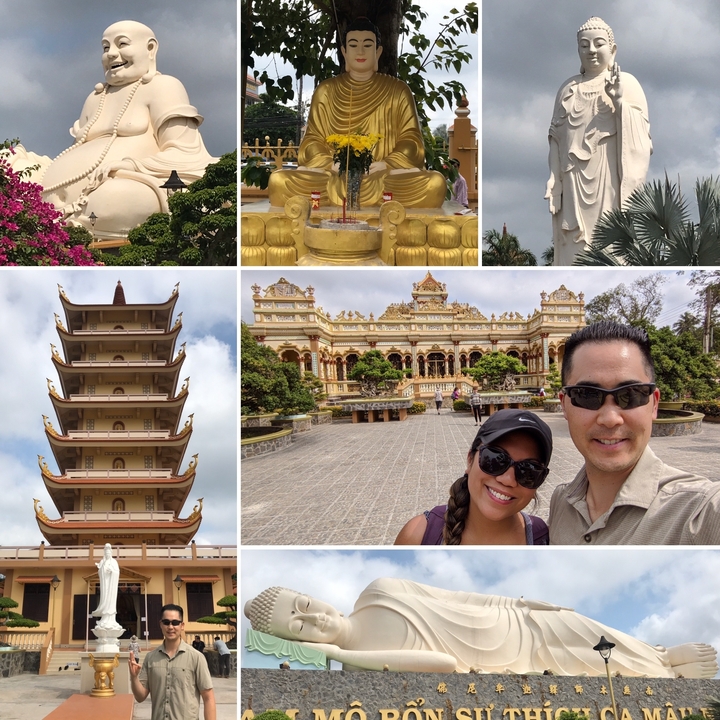 Divers temples et monuments au Vietnam