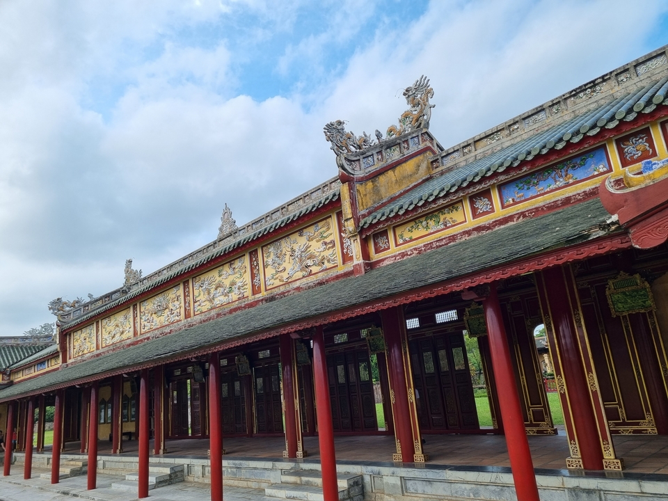 Colorful historic building with ornate details.