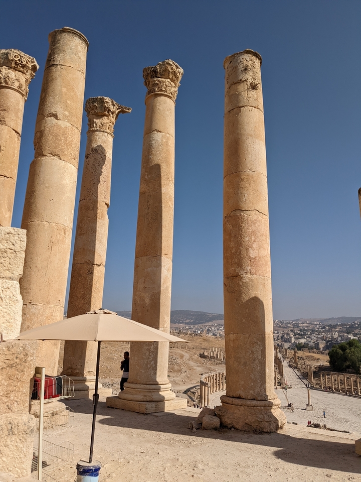 Columns from an ancient temple