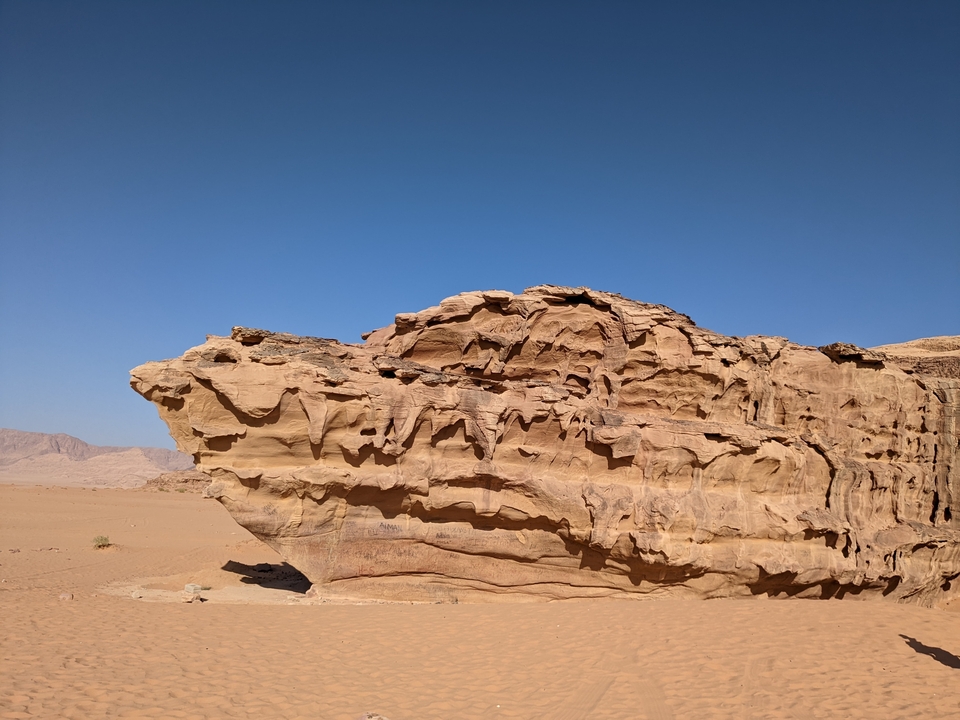 Rock formation in the desert