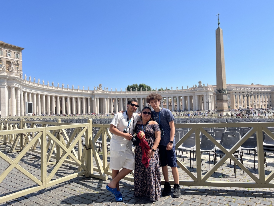 Group in St. Peter's Square, Vatican City.
