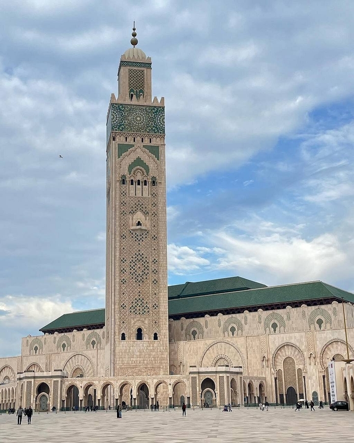 Mosquée Hassan II à Casablanca.