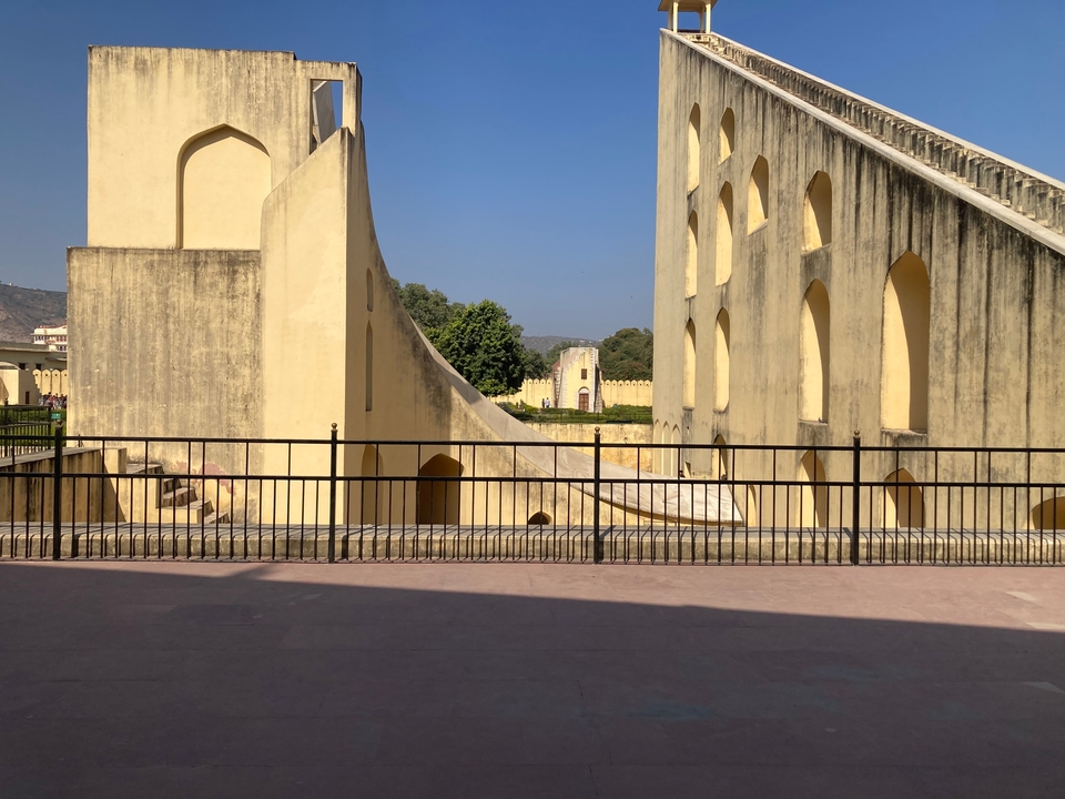Architectural site with astronomical instruments.