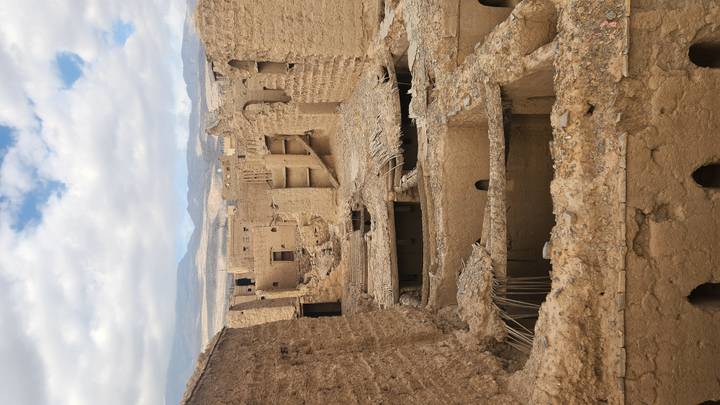 Ruins of an ancient desert fort.
