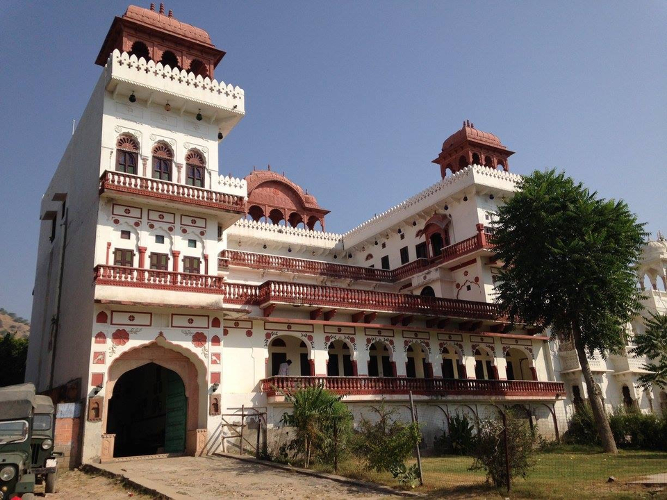 A historical building with intricate architecture