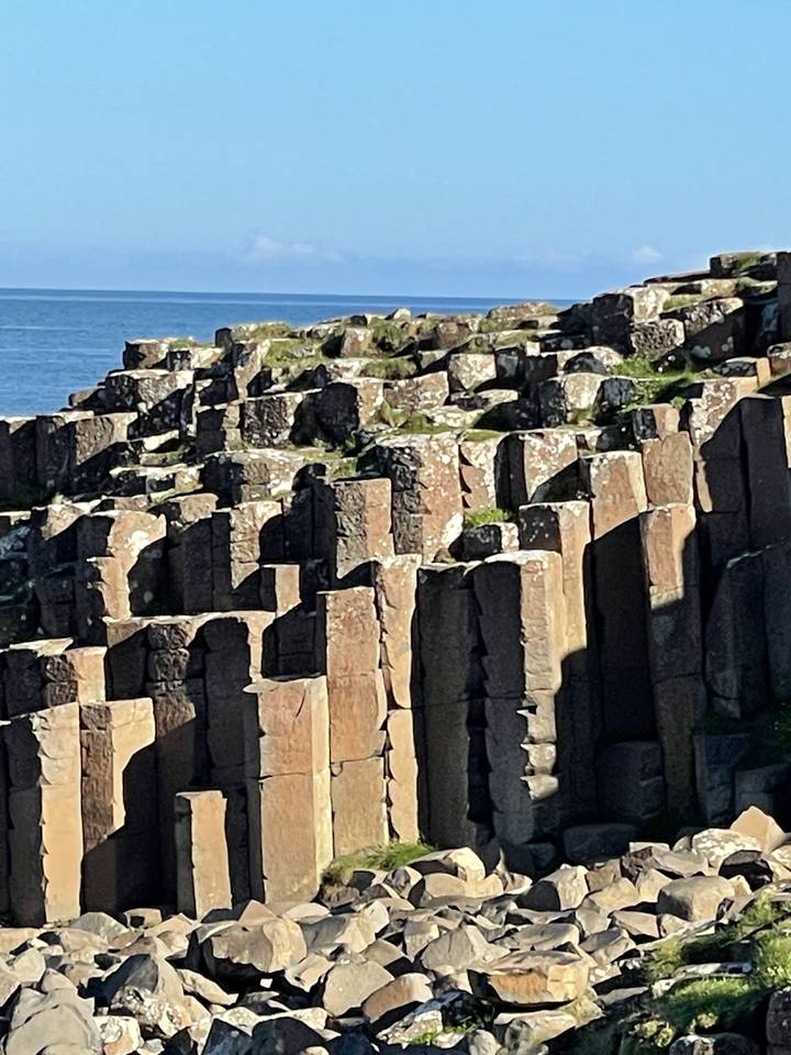 Natural rock formations resembling columns.