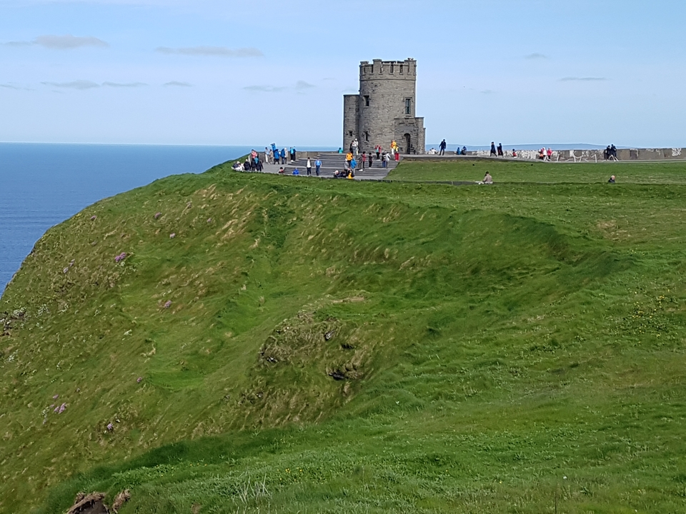 O'Brien's Tower at the Cliffs of Moher.